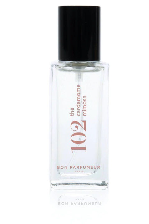 Bon Parfumeur Travel Size 102  Tea, Cardamom, & Mimosa Eau de Parfum - The Mercantile London