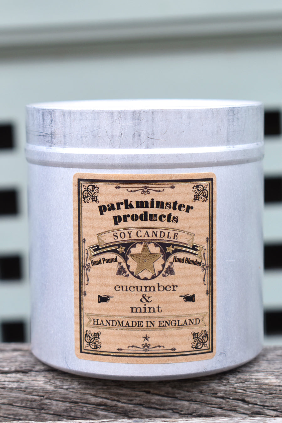 Parkminster Cucumber & Mint Tin Candle - The Mercantile London