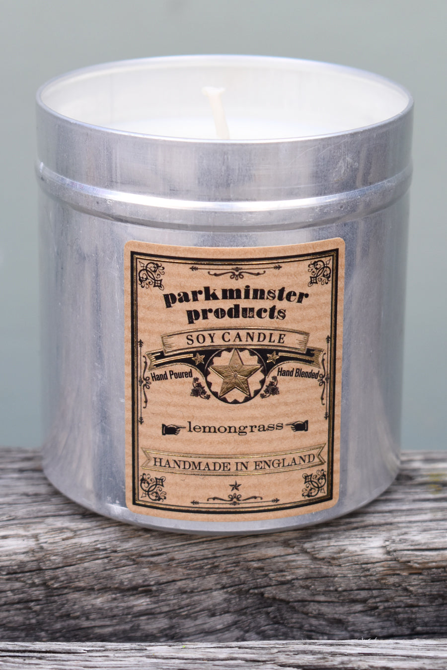Parkminster Lemongrass Tin Candle - The Mercantile London