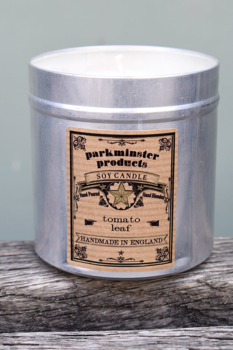 Parkminster Tomato Leaf Tin Candle - The Mercantile London