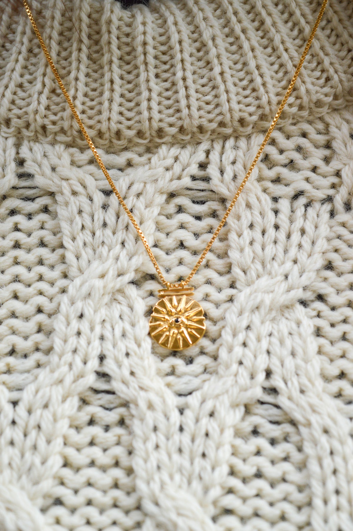 Une A Une Horus Medallion Necklace - The Mercantile London