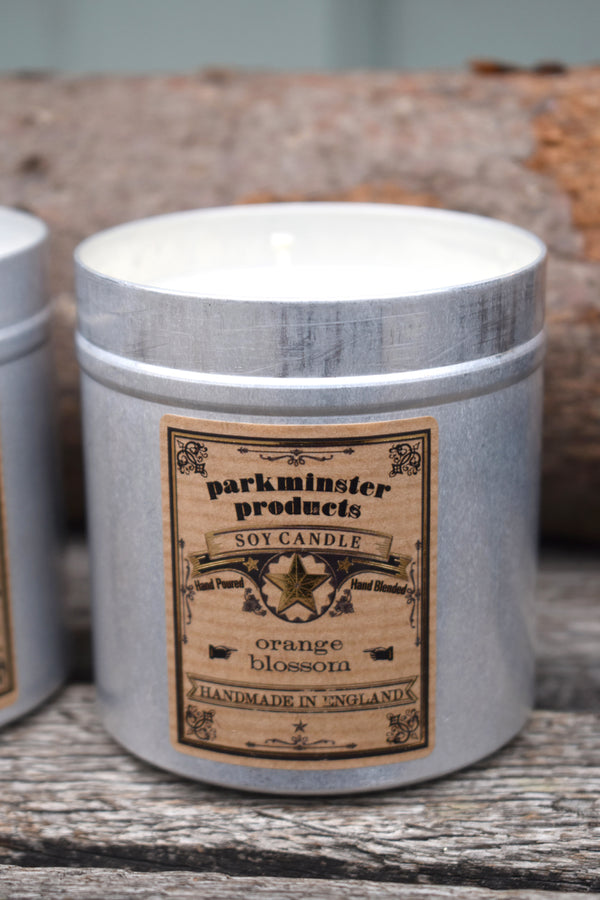 Parkminster Orange Blossom Tin Candle - The Mercantile London