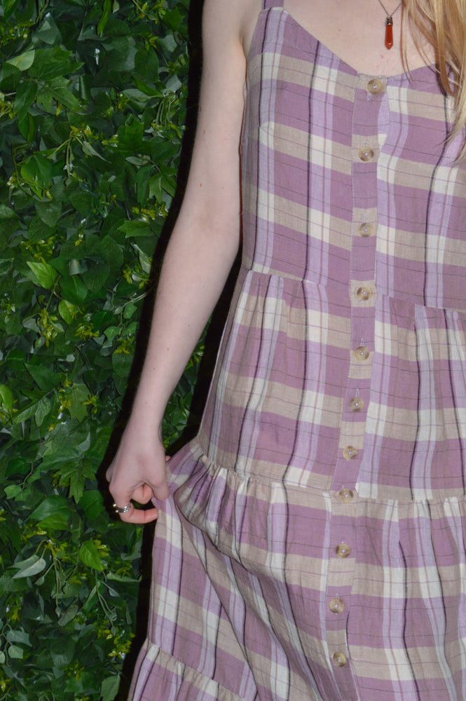 Indi & Cold Rustic Lilac Maxi Dress - The Mercantile London