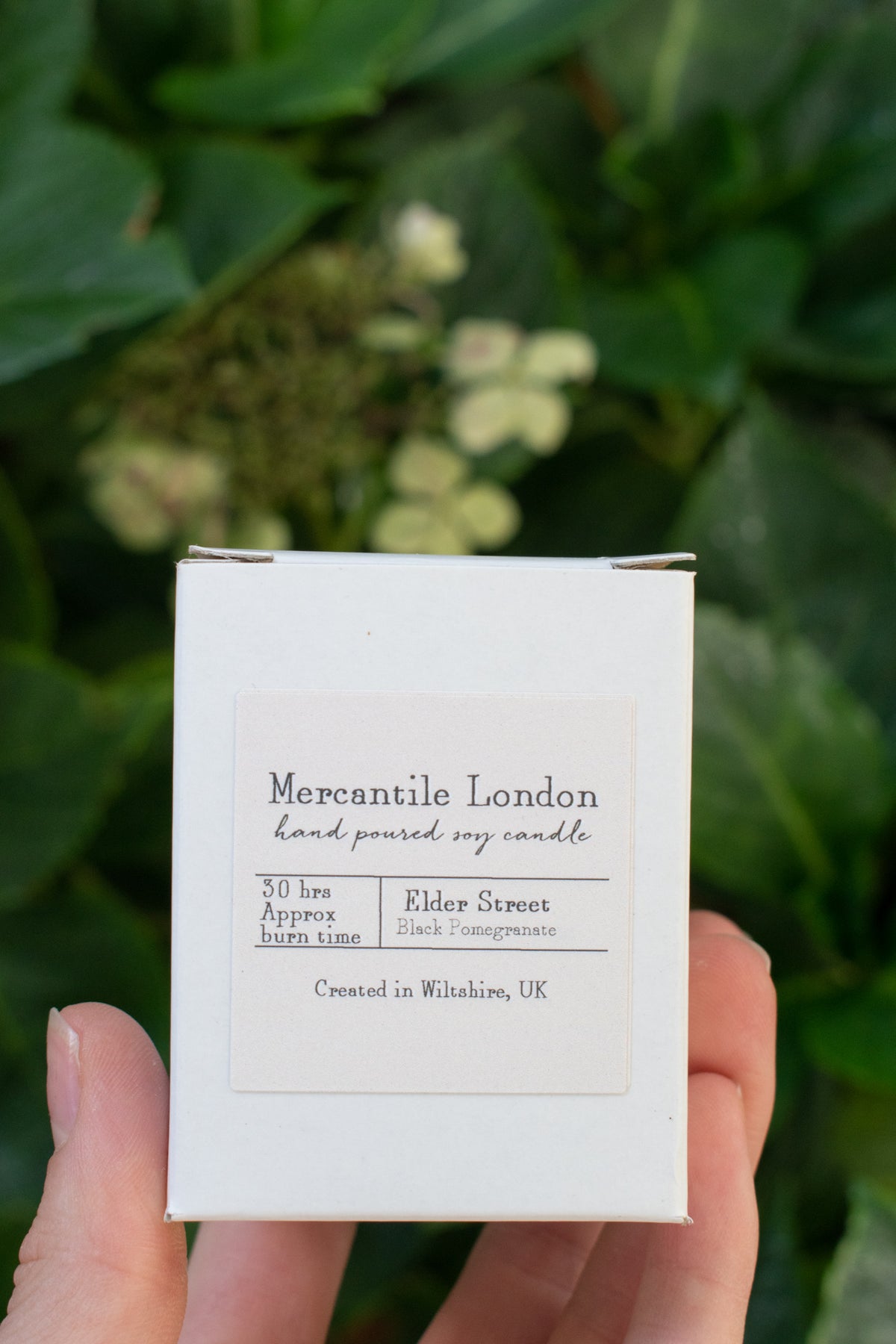 Mercantile London Elder Street Black Pomegranate Votive Candle - The Mercantile London