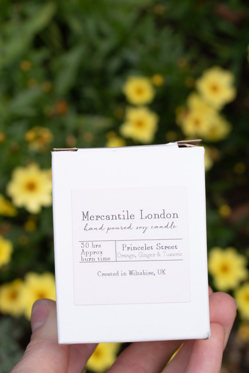 Mercantile London Princelet Street Orange Ginger And Turmeric Votive Candle - The Mercantile London