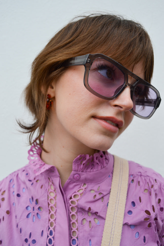 A Kjaerbede Kaya Grey Sunglasses - The Mercantile London
