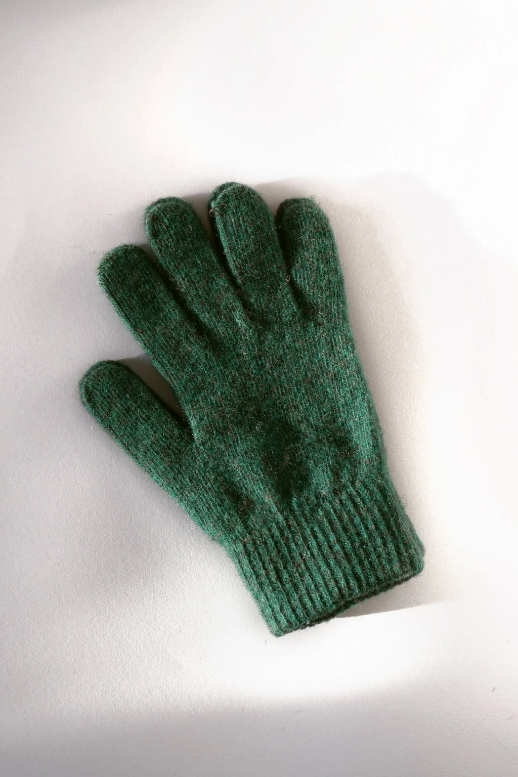 ELMNTL Comfy Cozy Wool Forest Green Gloves - The Mercantile London