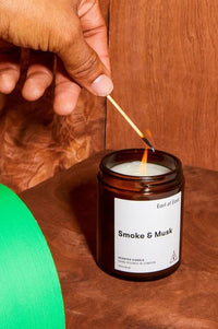 Earl of East Smoke & Musk Candle - The Mercantile London