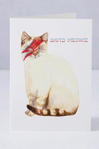 Mister Peebles David Meowie Card - The Mercantile London