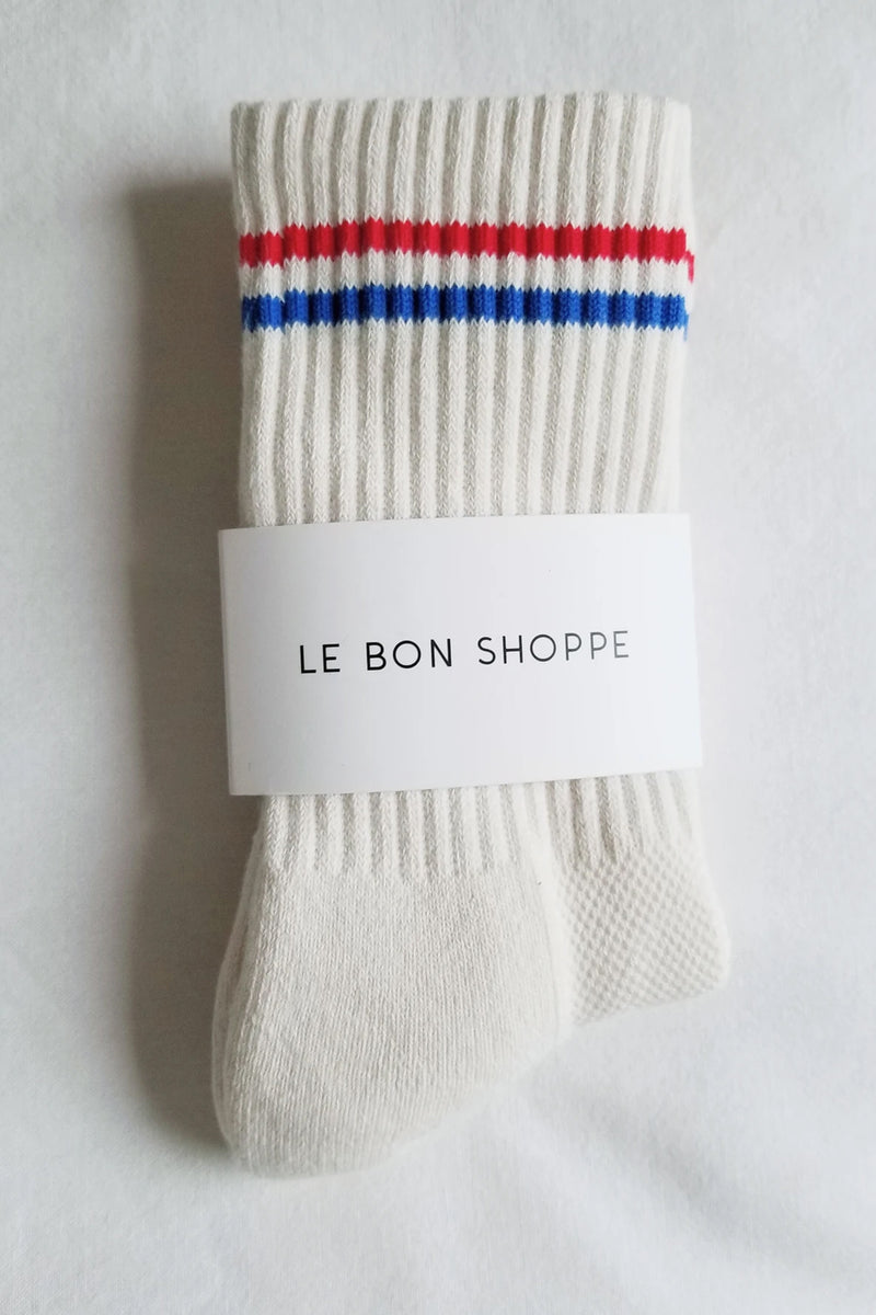 Le Bon Shoppe Boyfriend Milk Socks - The Mercantile London