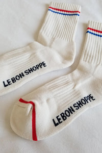 Le Bon Shoppe Boyfriend Milk Socks - The Mercantile London