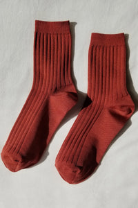 Le Bon Shoppe Her Terracotta Socks - The Mercantile London