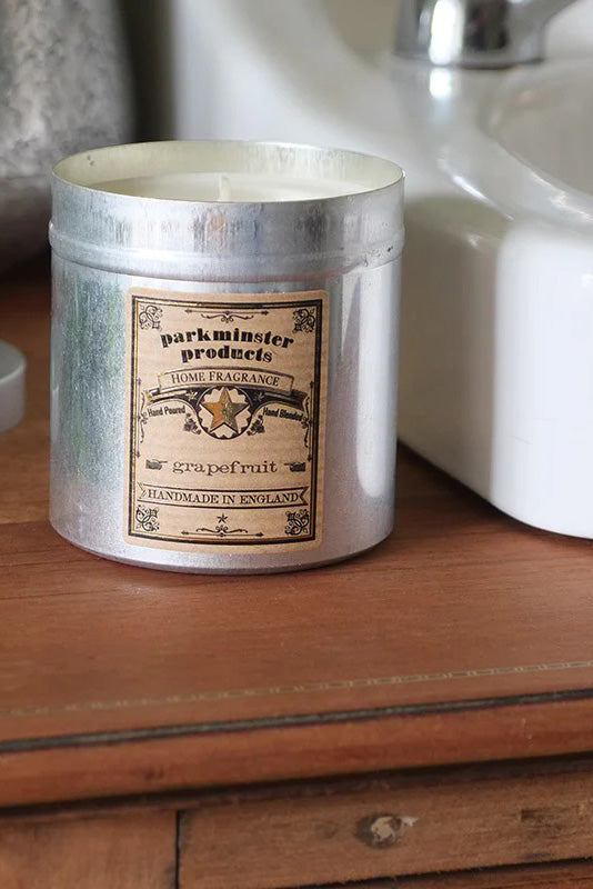 Parkminster Grapefruit Tin Candle - The Mercantile London
