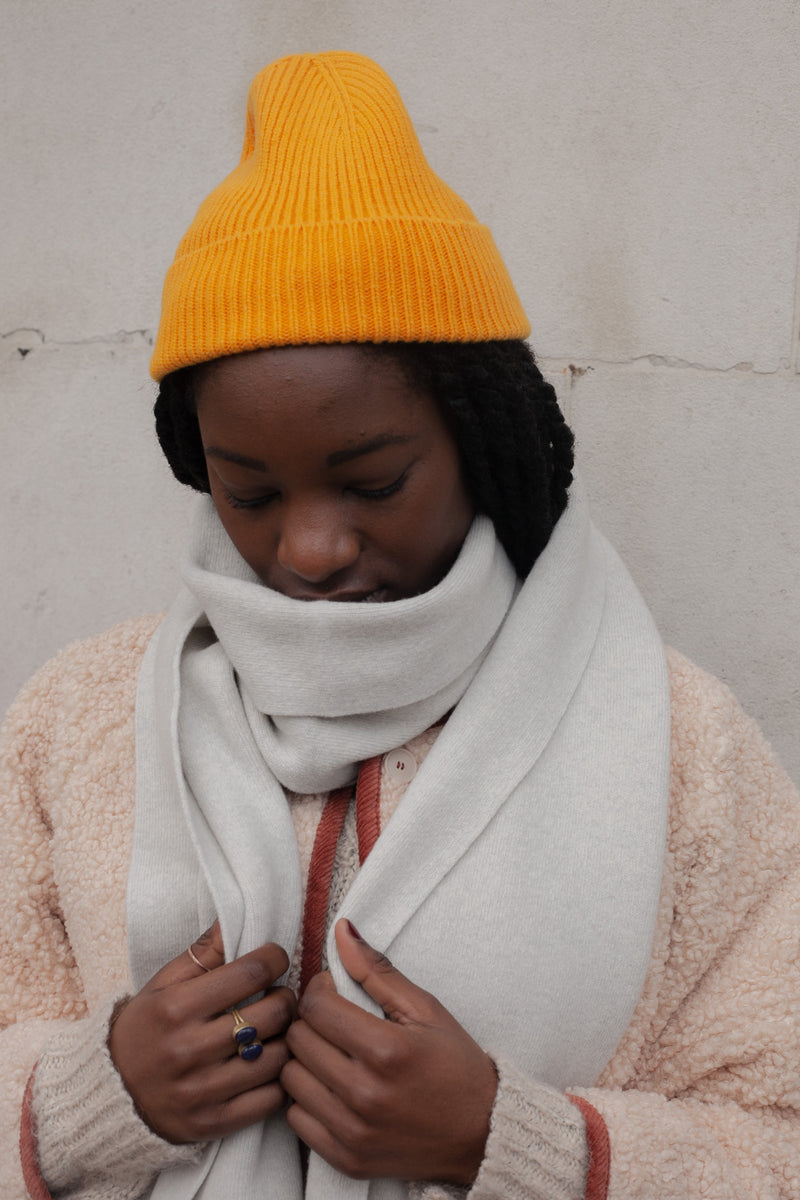 Colorful Standard Burned Yellow Beanie - The Mercantile London