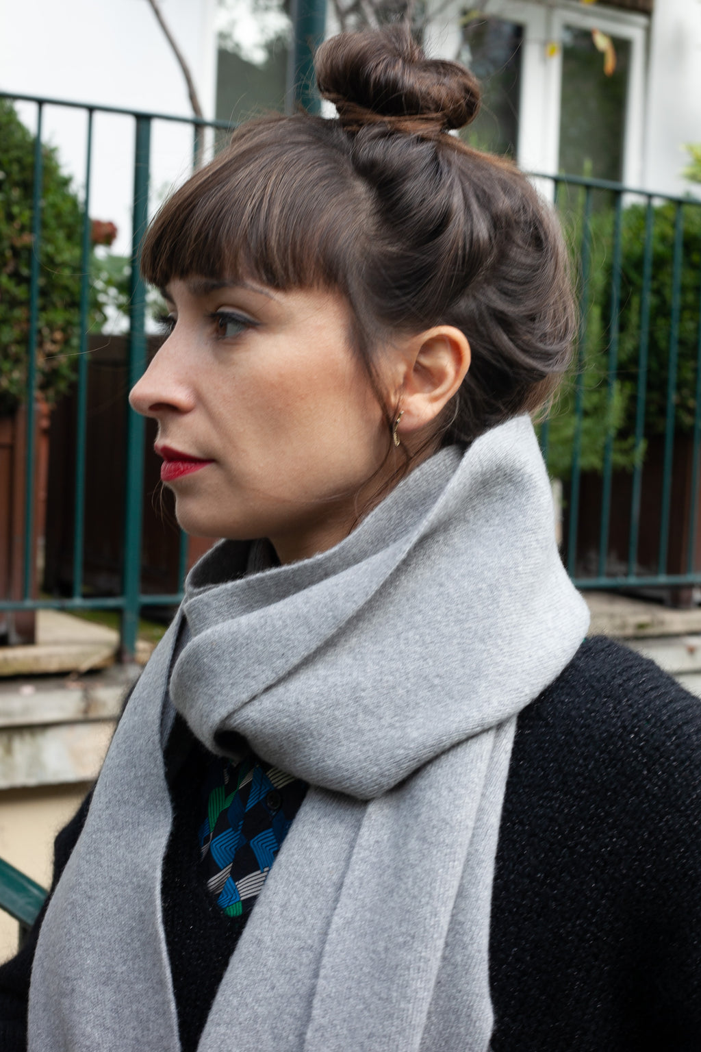 Colorful Standard Heather Grey Scarf - The Mercantile London