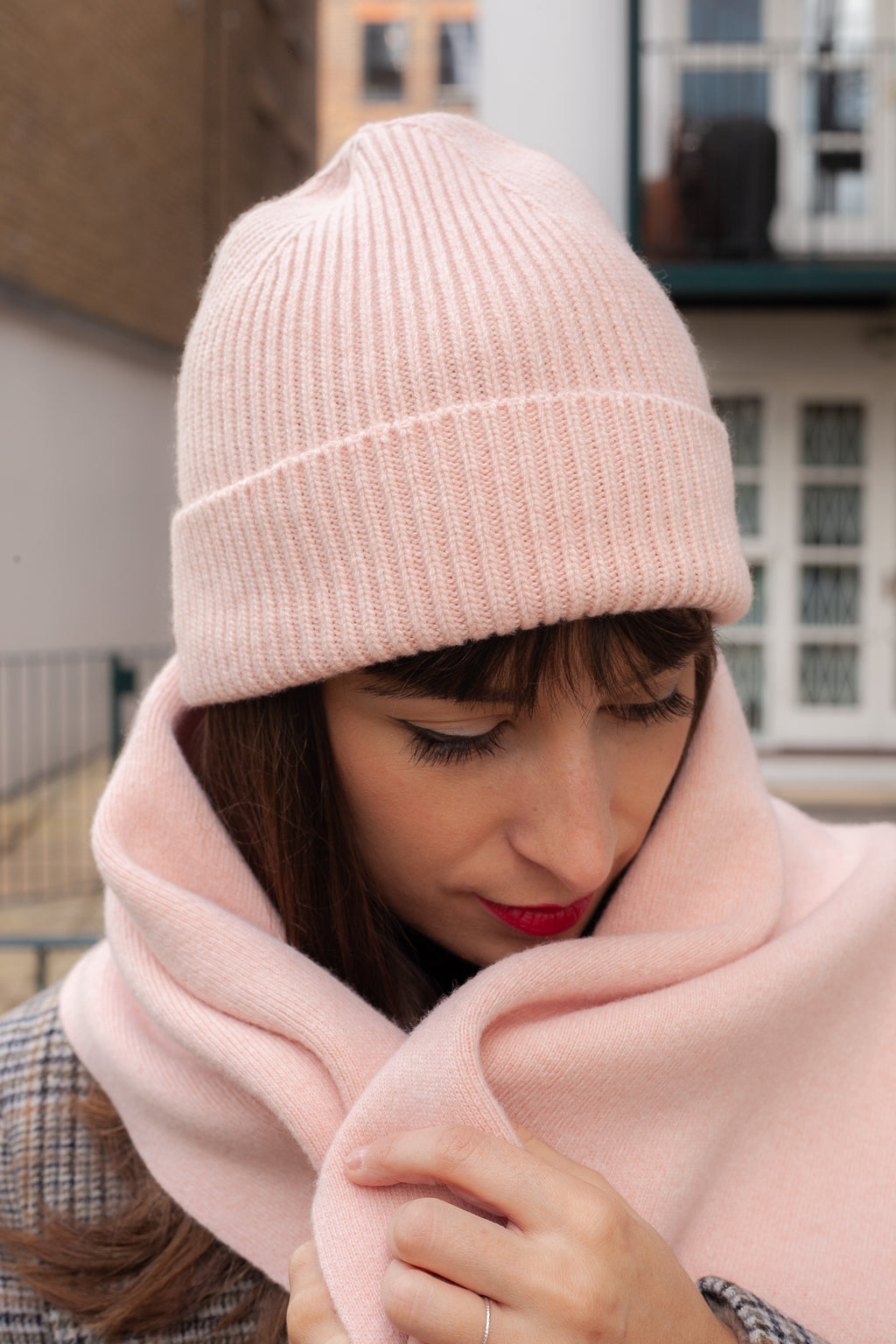 Colorful Standard Faded Pink Scarf - The Mercantile London