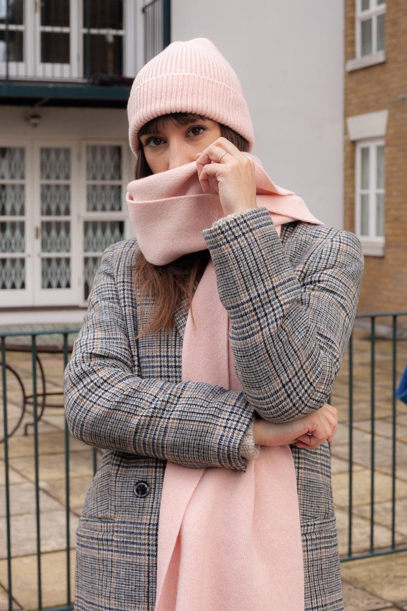 Colorful Standard Faded Pink Scarf - The Mercantile London