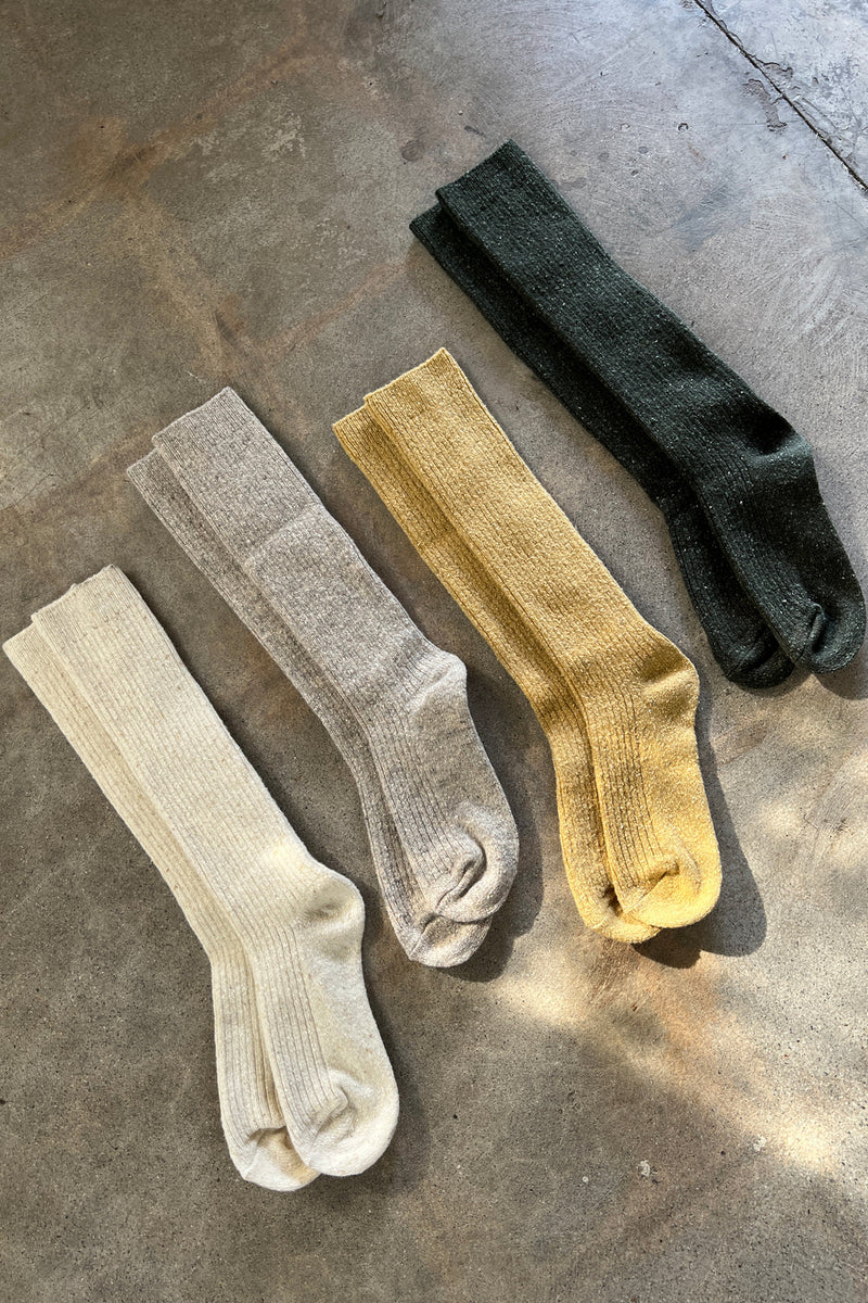 Le Bon Shoppe Arctic Mustard Socks - The Mercantile London