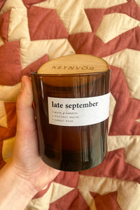 Keynvor Late September Candle (Musk, ‬Coconut Water, Rose) - The Mercantile London