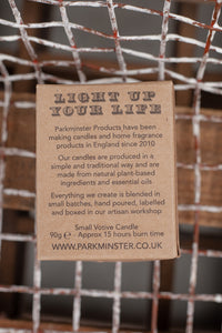 Parkminster Rose Geranium Candle - The Mercantile London