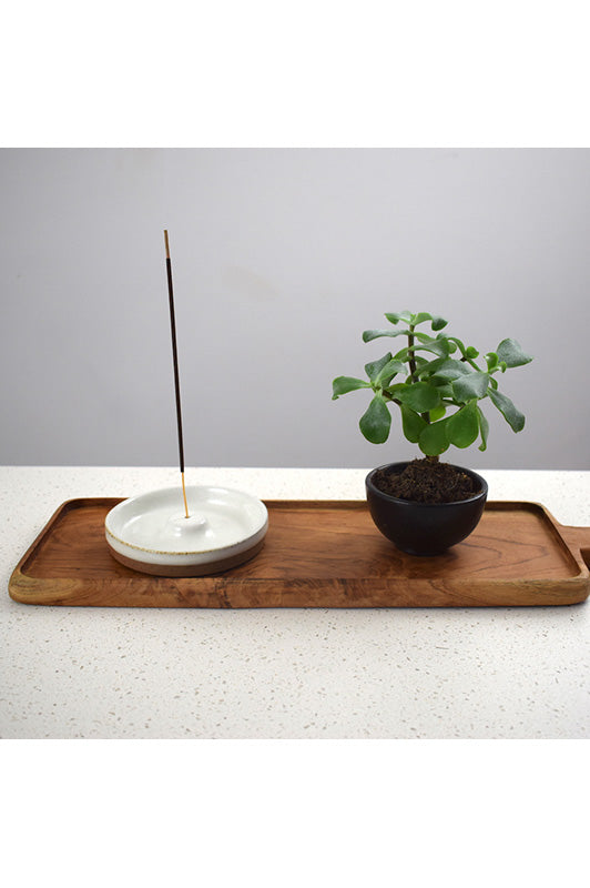 SS23 Ceramic Incense Holder With Incense NEEDS PRICE - The Mercantile London