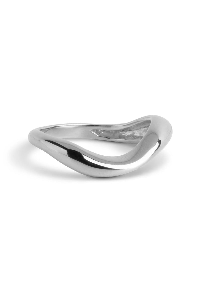 Enamel Copenhagen Small Silver Agnete Ring - The Mercantile London