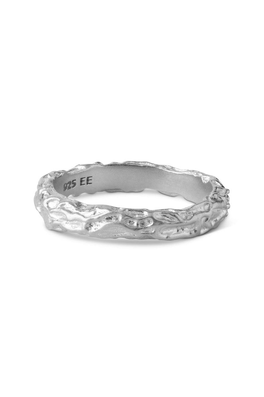 Enamel Copenhagen Gaia Ring in Silver - The Mercantile London