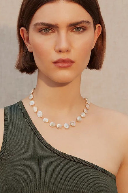Shyla Hermania Pearl Necklace - The Mercantile London