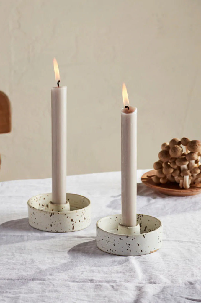 SS23 St. Eval Atlantic Mushroom Dinner Candles - The Mercantile London