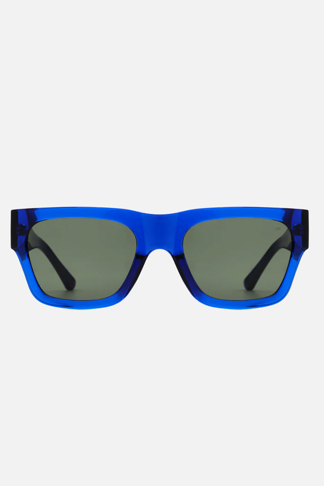 A Kjaerbede Agnes Dark Blue Transparent Sunglasses - The Mercantile London