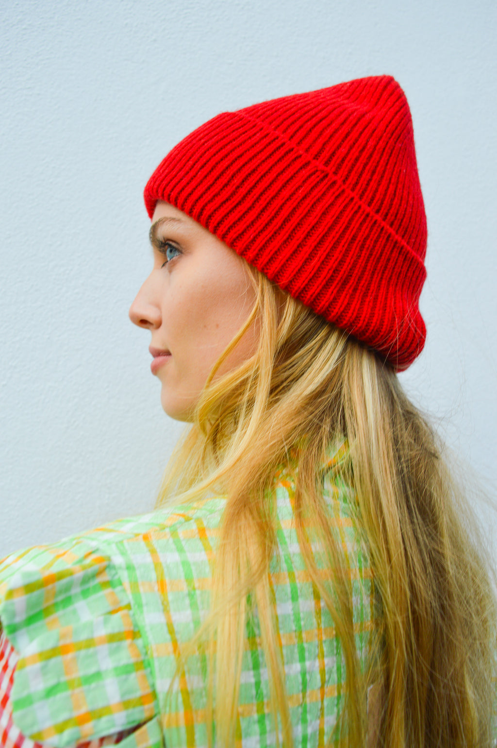 Colorful Standard Scarlet Red Hat - The Mercantile London