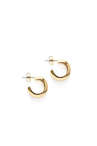 Amano Demure Huggie Hoops - The Mercantile London