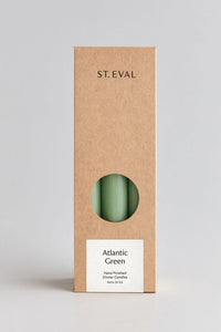 St. Eval Atlantic Green Dinner Candles - The Mercantile London