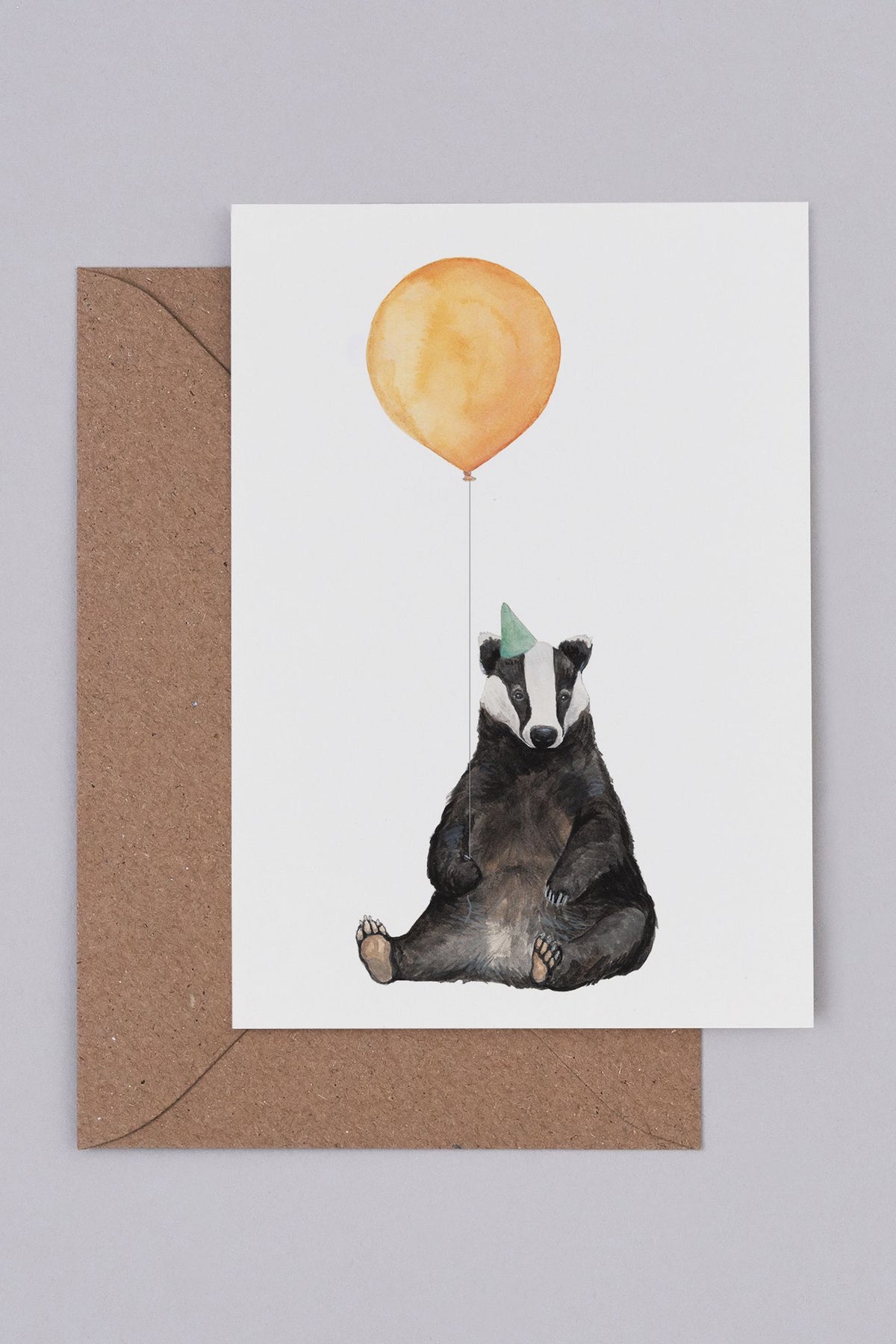 Mister Peebles Balloon Badge Card - The Mercantile London