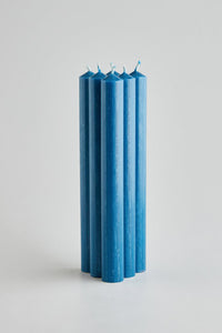 St. Eval Bedruthan Blue Dinner Candles - The Mercantile London