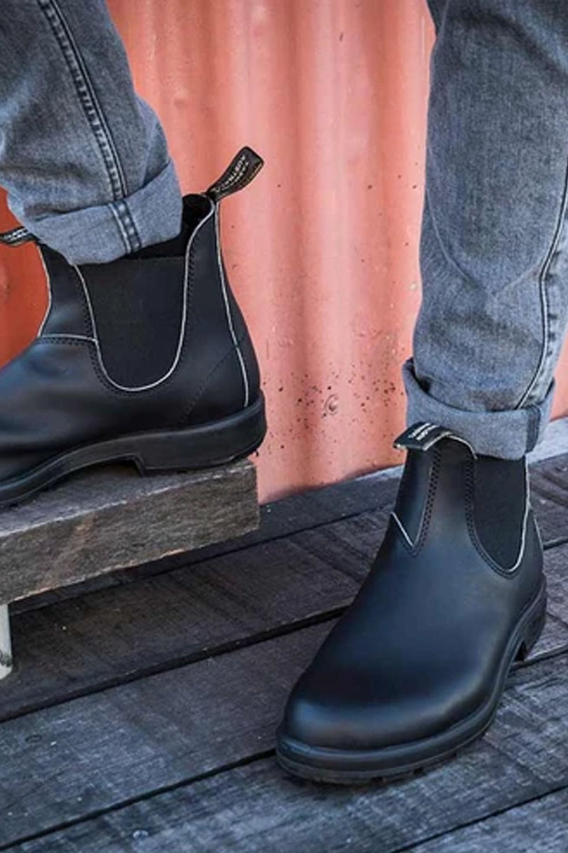 Blundstone Black Leather Boots - The Mercantile London