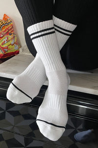 Le Bon Shoppe Boyfriend Classic White Socks - The Mercantile London