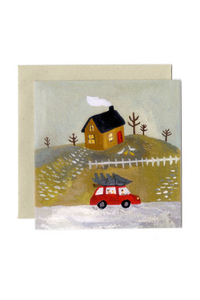 Gemma Koomen Bringing Home the Tree Card - The Mercantile London