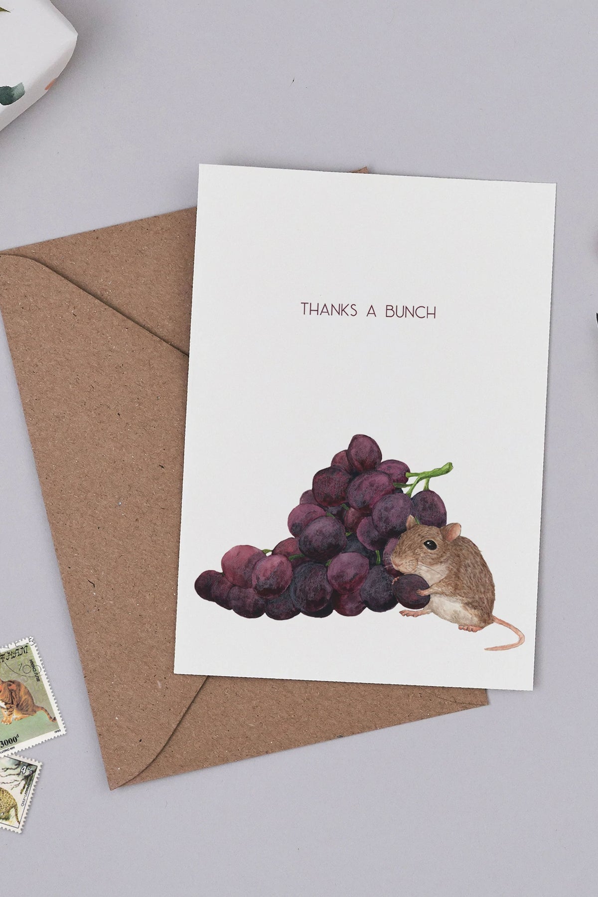 Mister Peebles Thanks A Bunch Card - The Mercantile London