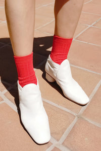 Le Bon Shoppe Her Classic Red Socks - The Mercantile London