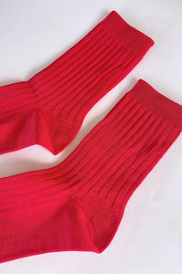 Le Bon Shoppe Her Classic Red Socks - The Mercantile London