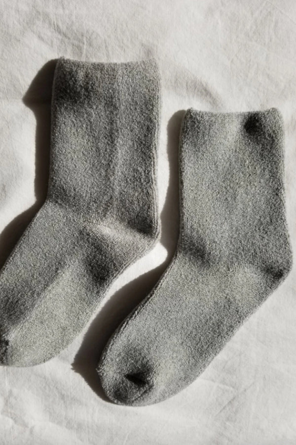 Le Bon Shoppe Cloud Heather Grey Socks - The Mercantile London