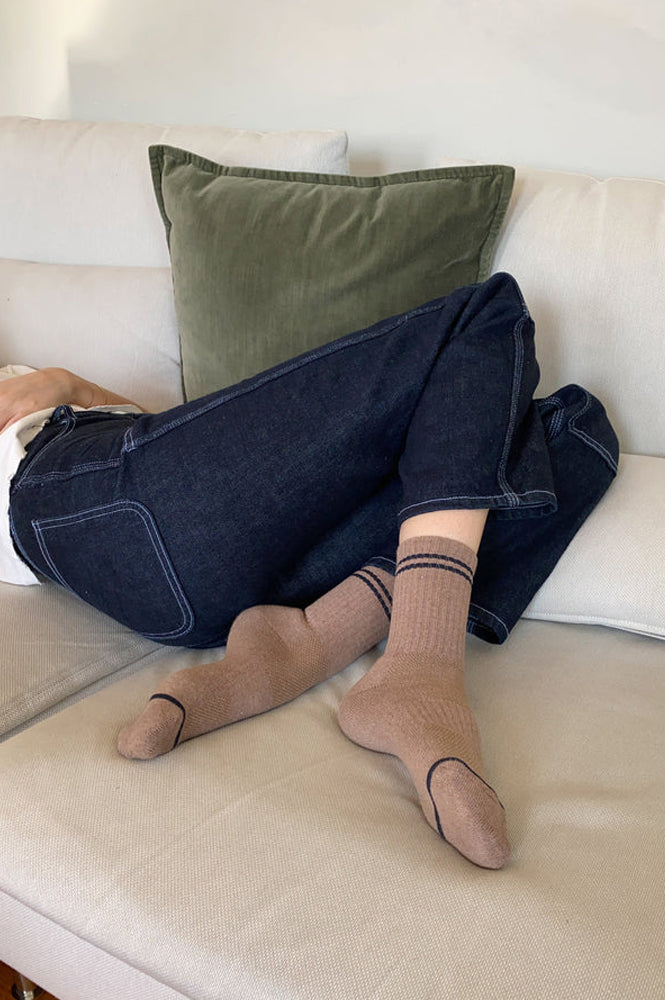 Le Bon Shoppe Boyfriend Cocoa Socks - The Mercantile London