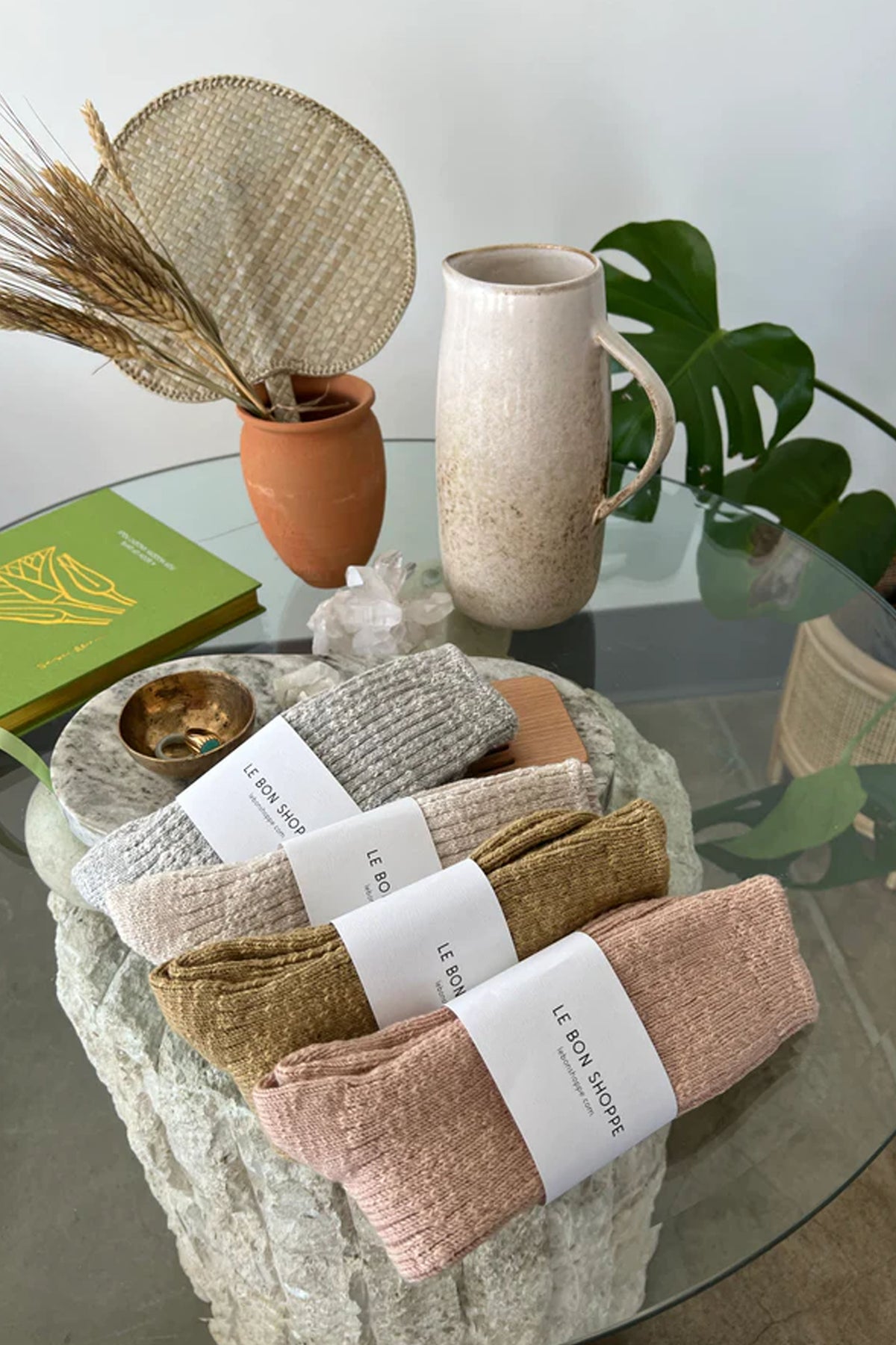 Le Bon Shoppe Cottage Oatmeal Socks - The Mercantile London