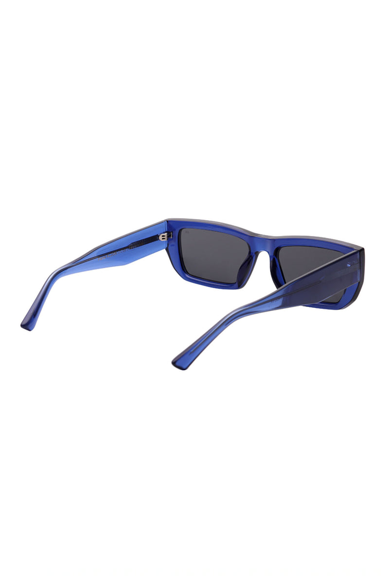 A Kjaerbede Fame Dark Blue Transparent Sunglasses - The Mercantile London