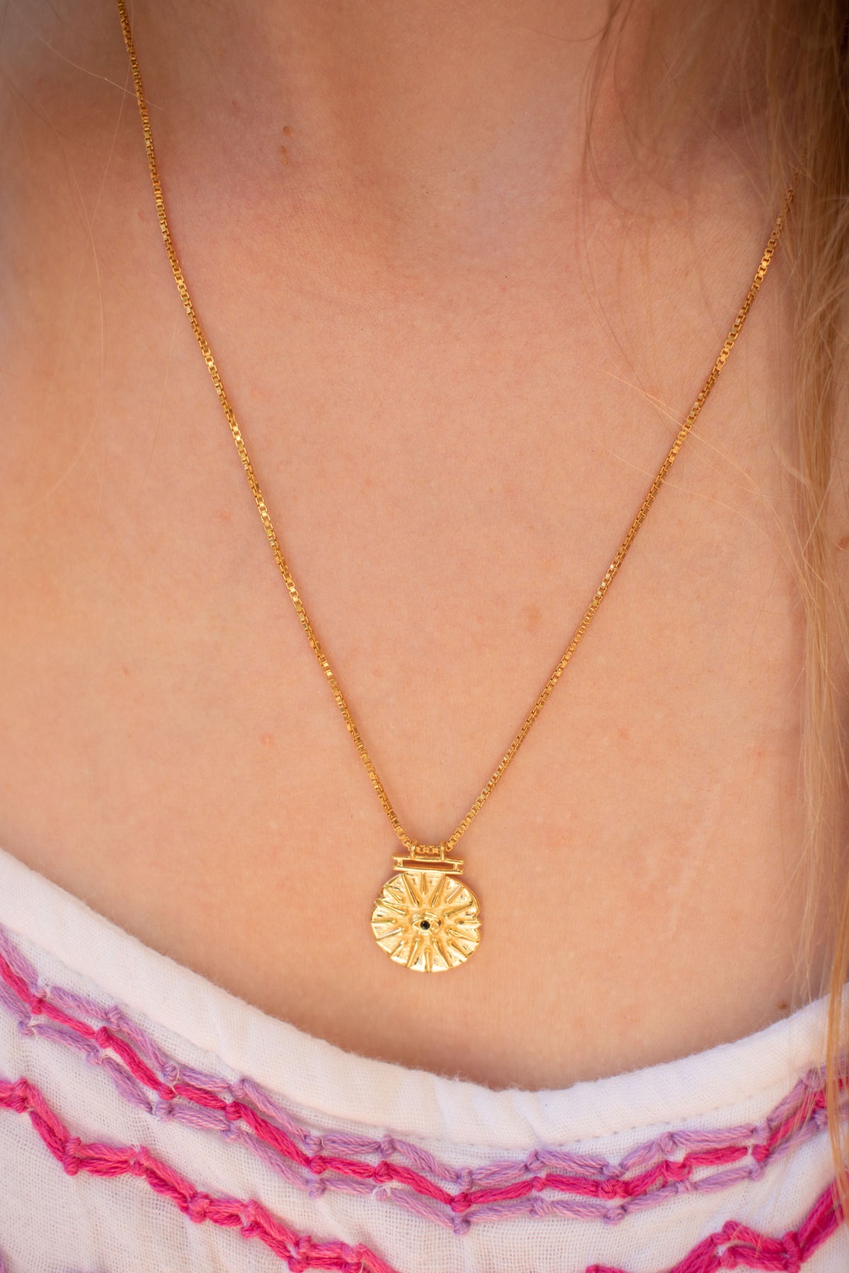 Une A Une Horus Medallion Necklace - The Mercantile London