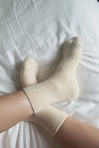 Le Bon Shoppe Cloud Ecru Socks - The Mercantile London