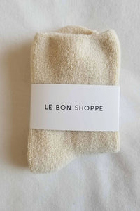 Le Bon Shoppe Cloud Ecru Socks - The Mercantile London
