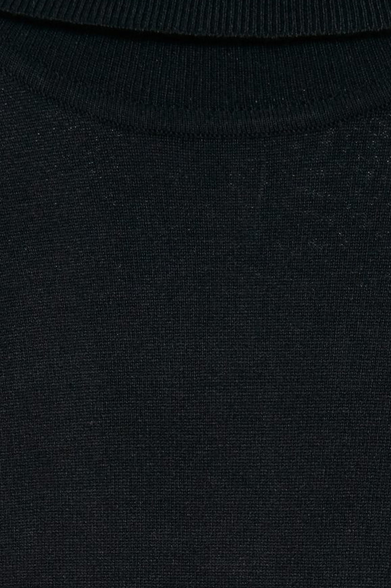 ICHI Mafa Black Rollneck Knit - The Mercantile London