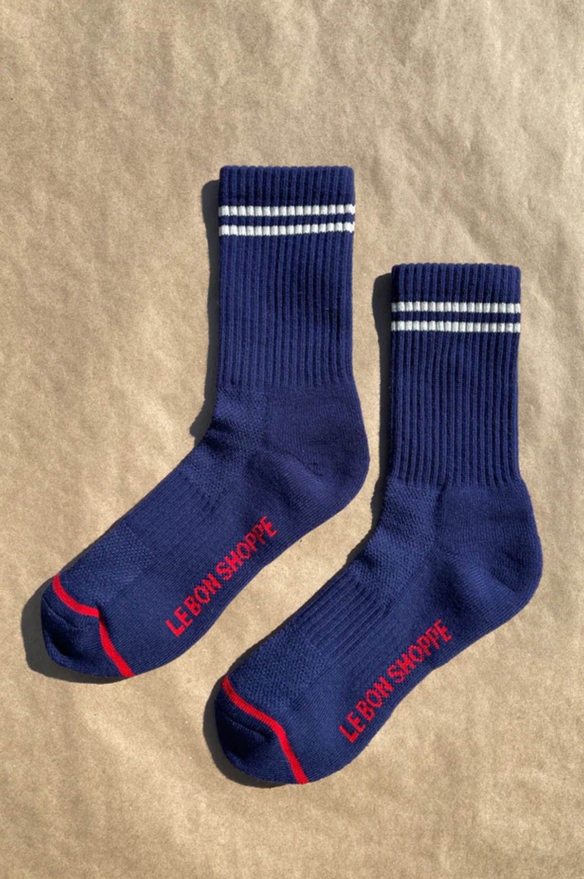 Le Bon Shoppe Boyfriend Navy Socks - The Mercantile London